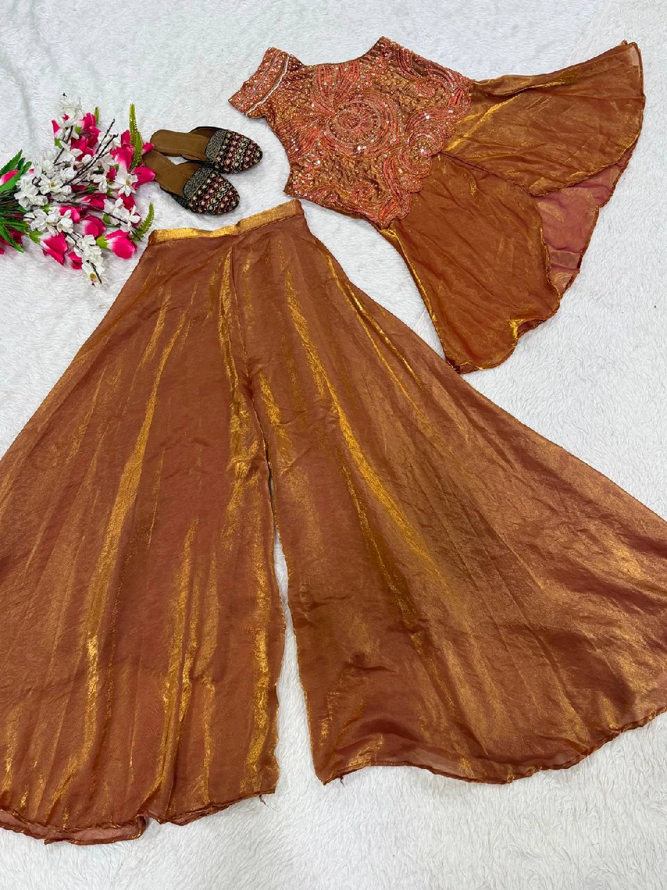 Royal Copper Shimmer Heirloom Ensemble